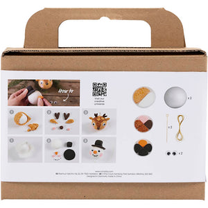 Creativ company mini hobbyset kerstballen