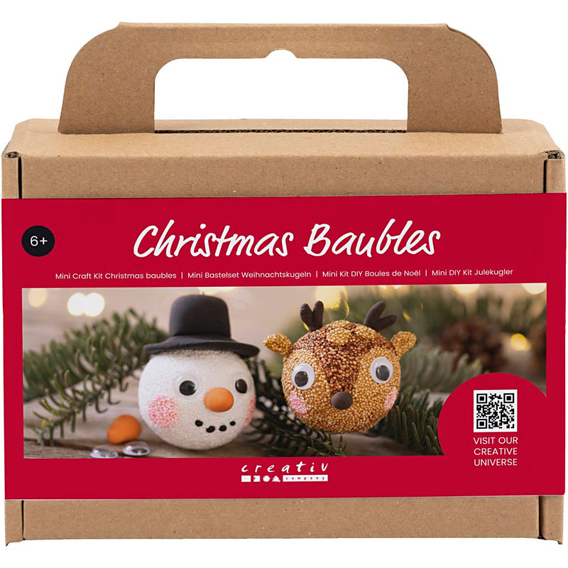 Afbeelding laden in galerijviewer, Creativ company mini hobbyset kerstballen
