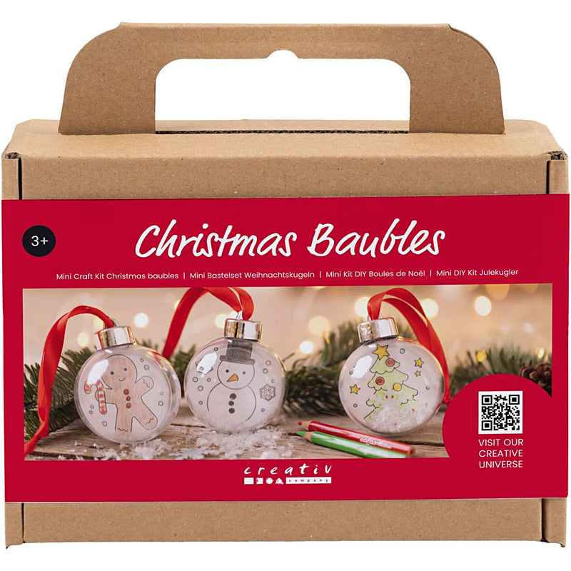 Afbeelding laden in galerijviewer, Mini hobbyset kerstballen
