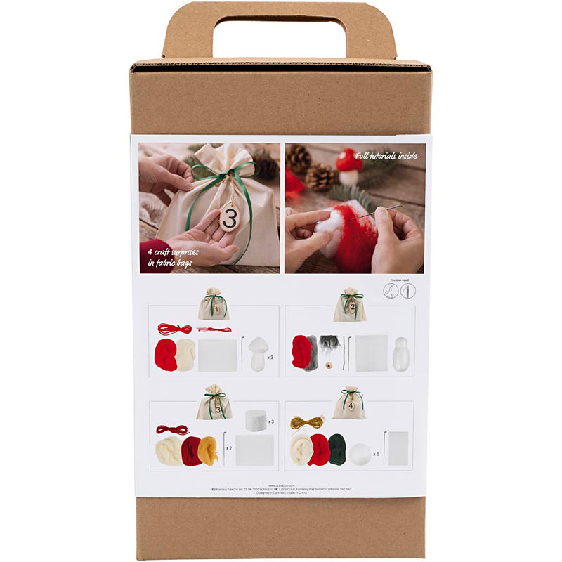 Afbeelding laden in galerijviewer, Https: www.cchobby.nl adventskalender-vilt-1-doos
