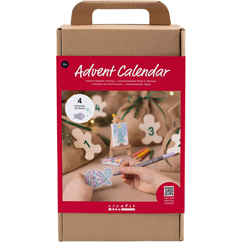 Afbeelding laden in galerijviewer, Https: www.cchobby.nl adventskalender-tekenen-tekening-1-doos
