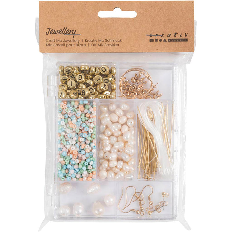 Afbeelding laden in galerijviewer, Https: www.cchobby.nl creatieve-box-sieraden-zoetwaterparels-ca-1100-stuk-pastelkleuren-1-doos
