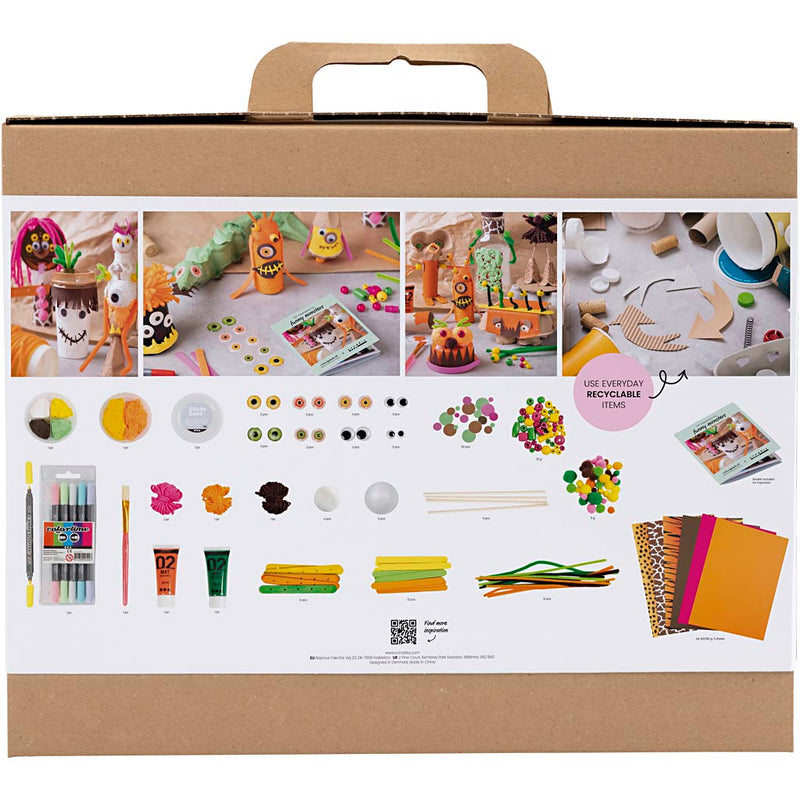 Afbeelding laden in galerijviewer, Https: www.cchobby.nl maxi-creatieve-box-grappige-monsters-diverse-kleuren-1-doos
