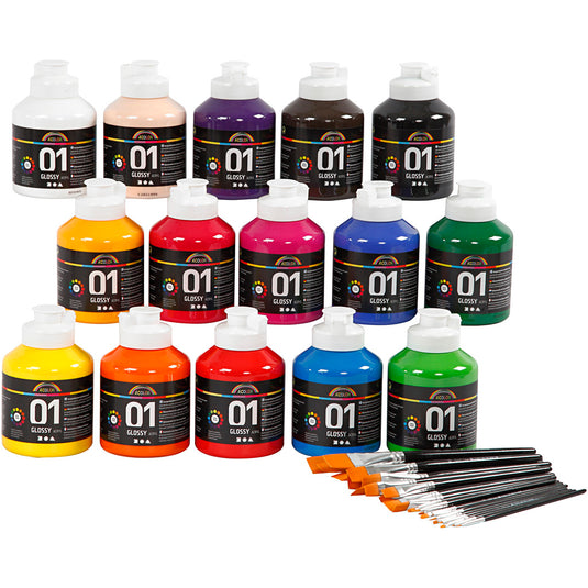 Https: www.cchobby.nl acrylverf-glossy-diverse-kleuren-1-set