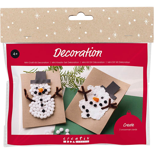 Https: www.cchobby.nl mini-hobbyset-decoratie-kerstkaarten-met-sneeuwpoppen-zwart-bruin-mid-oranje-wit-1-doos