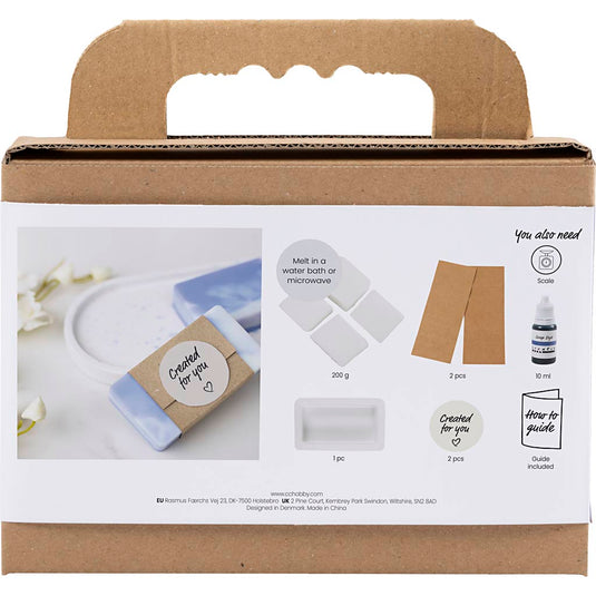 Creativ company mini hobbyset zeep maken vierkant lichtpaars