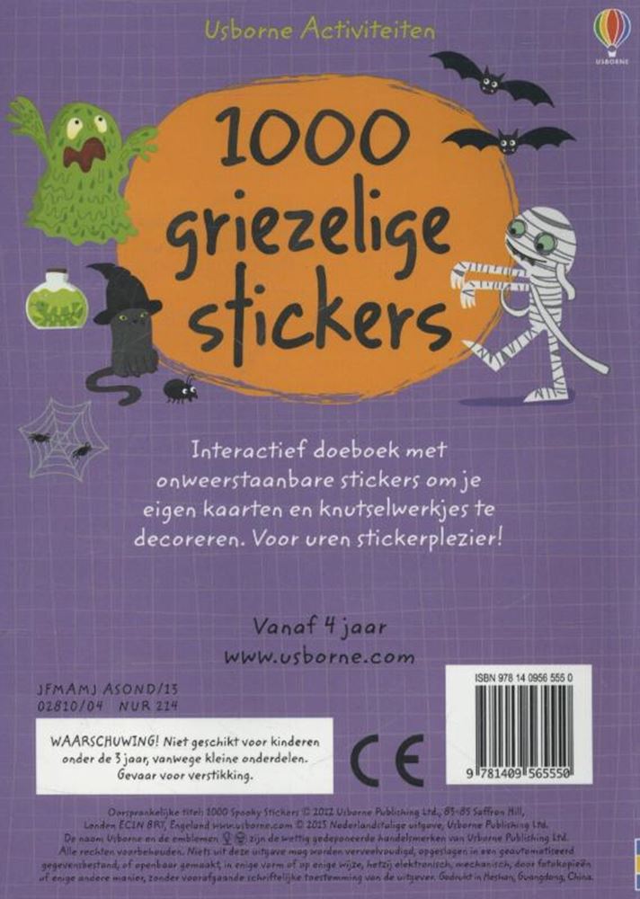 Afbeelding laden in galerijviewer, 1000 griezelige stickers. 4+
