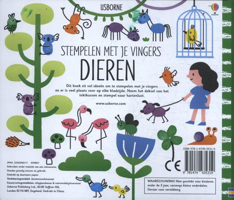 Afbeelding laden in galerijviewer, Wpg uitgevers stempelen met je vingers: dieren. 4+

