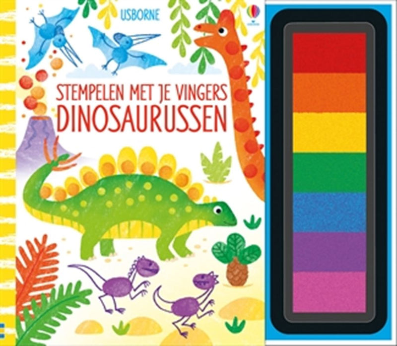 Afbeelding laden in galerijviewer, Wpg uitgevers stempelen met je vingers - dinosaurussen
