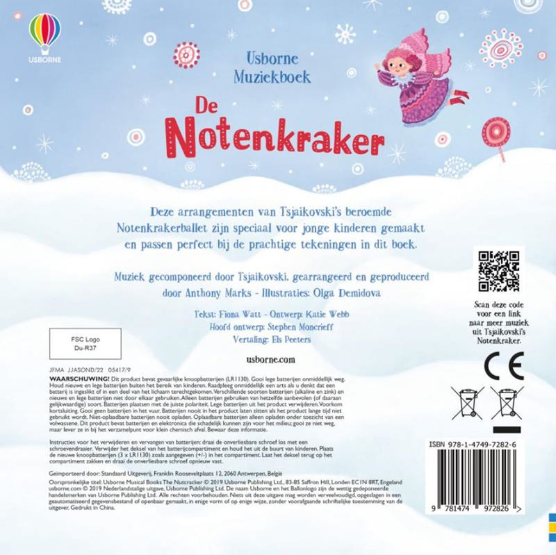 Afbeelding laden in galerijviewer, Centraal boekhuis geluidenboek: de notenkraker. 3+ | 2 stuks

