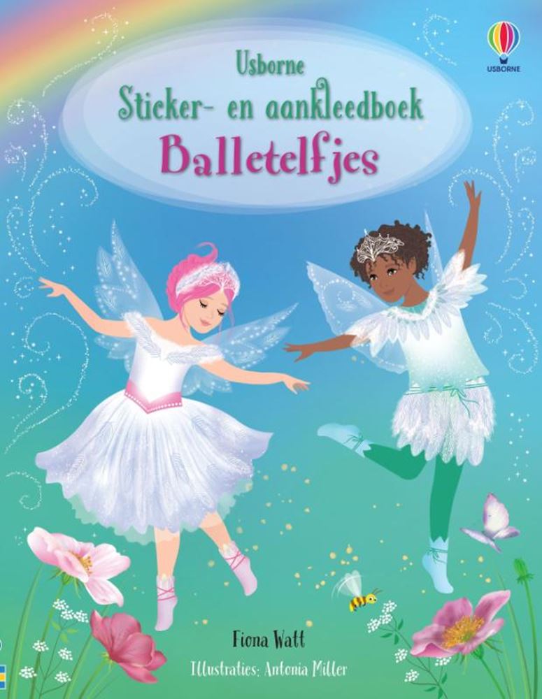 Afbeelding laden in galerijviewer, Sticker en aankleedboekje balletelfjes.

