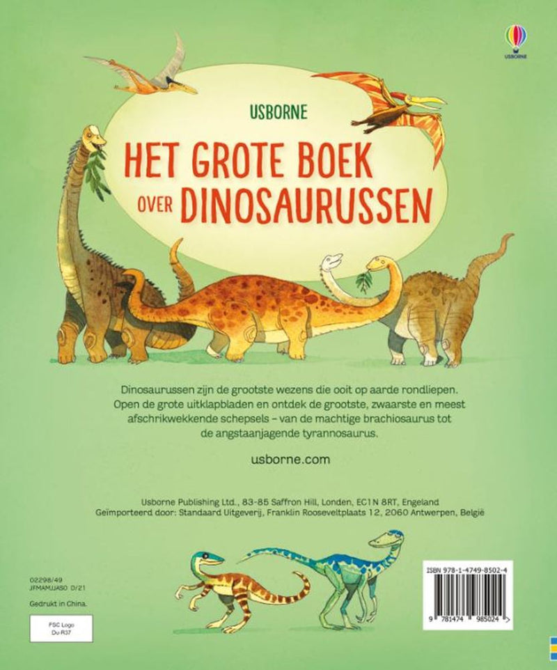 Afbeelding laden in galerijviewer, Wpg uitgevers het grote boek over grote dinosaurussen
