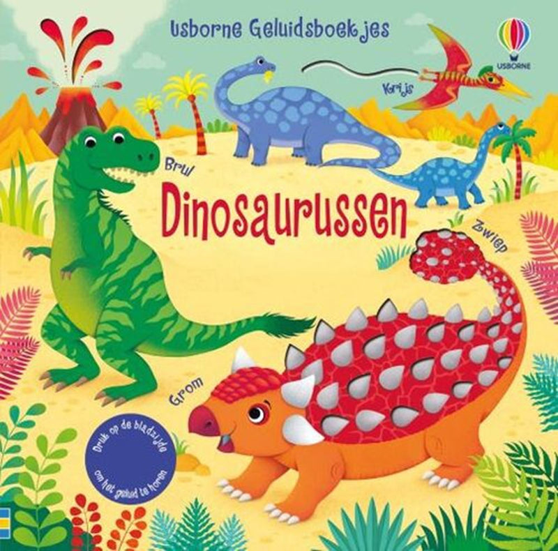 Afbeelding laden in galerijviewer, Wpg uitgevers geluidenboek: dinosaurussen. 1+
