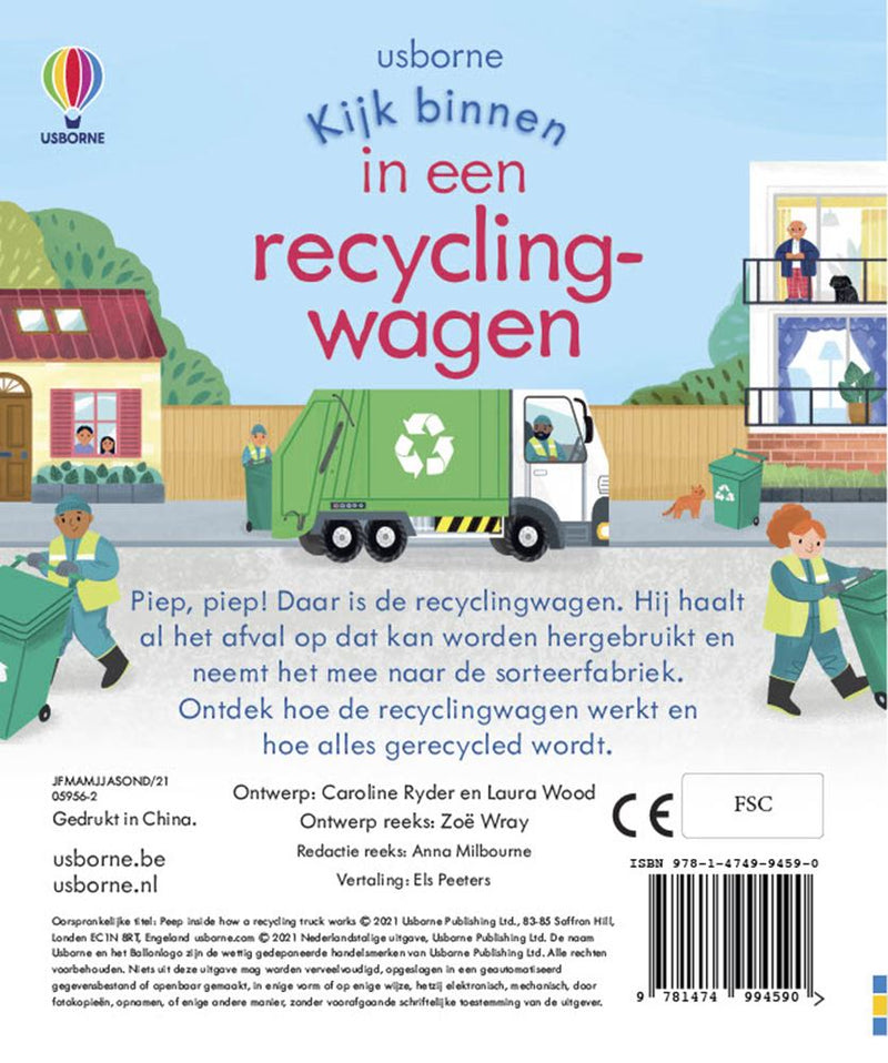 Afbeelding laden in galerijviewer, Kijk binnen in een recyclingwagen. 3+

