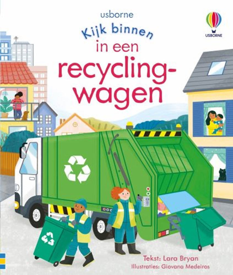 Afbeelding laden in galerijviewer, Kijk binnen in een recyclingwagen. 3+
