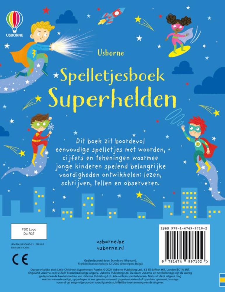 Afbeelding laden in galerijviewer, Spelletjesboek superhelden. 5+

