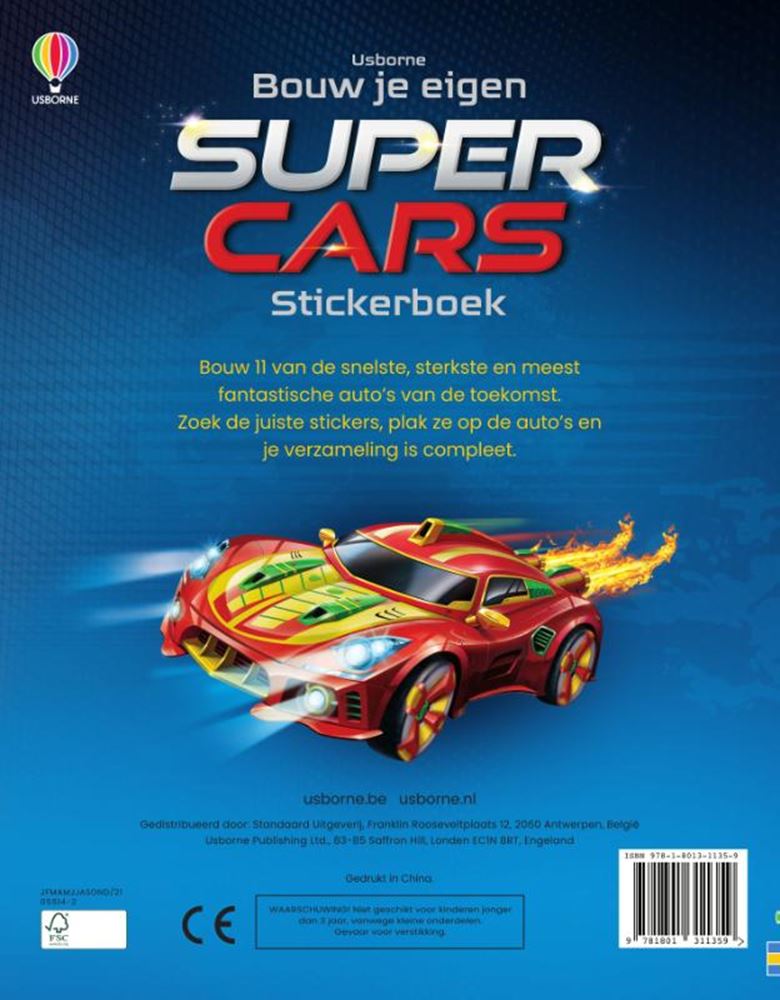 Afbeelding laden in galerijviewer, Wpg uitgevers stickerboek: supercars. 5+

