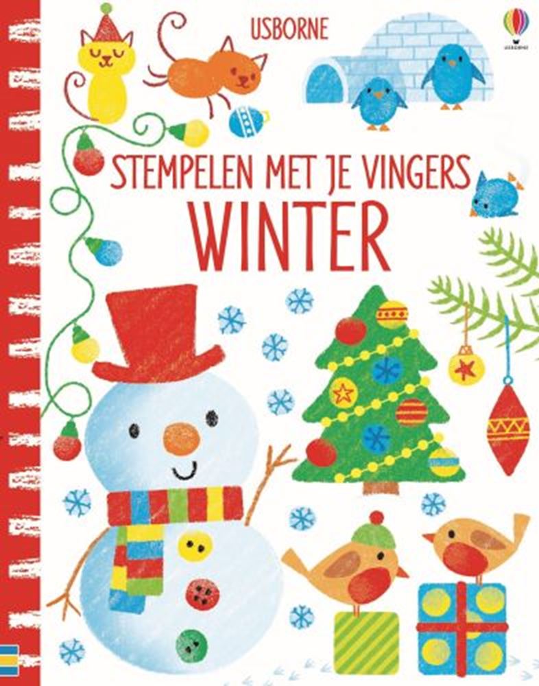 Afbeelding laden in galerijviewer, Winter. stempelen met je vingers. 4+
