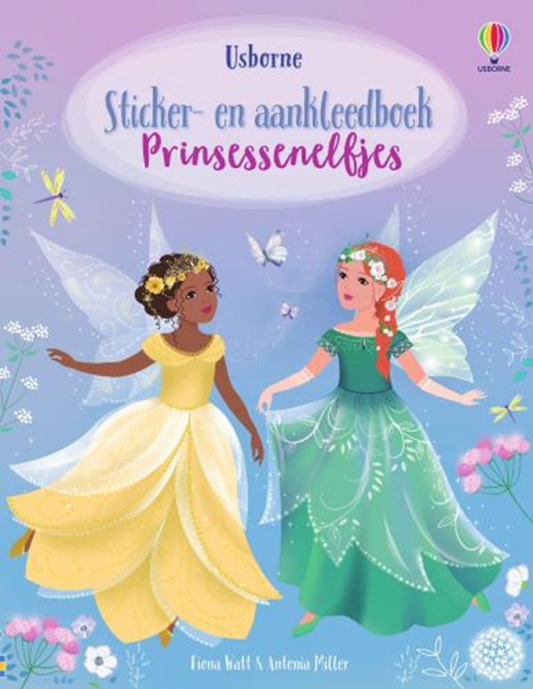 Afbeelding laden in galerijviewer, Sticker en aankleedboekje prinsessenelfj
