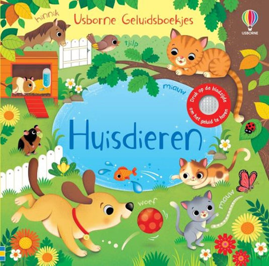 Geluidenboek: huisdieren. 3+