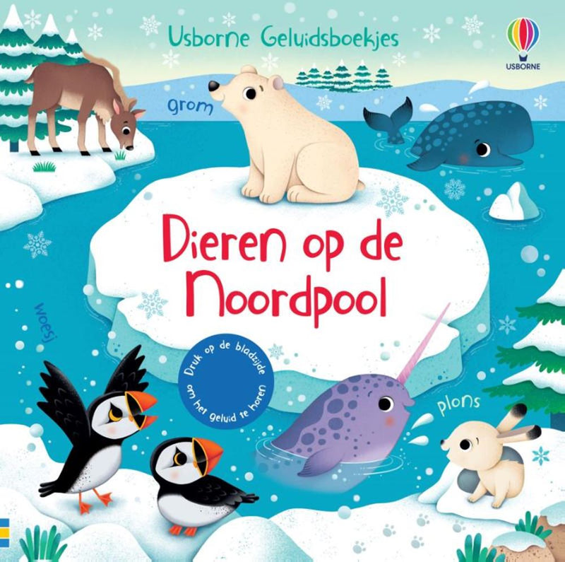 Afbeelding laden in galerijviewer, Geluidenboek: dieren op de noordpool. 1+
