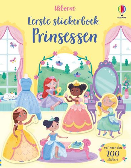 Eerste stickerboek: prinsessen. 3+