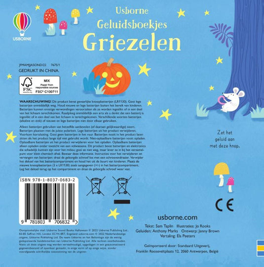 Geluidenboek: halloween. 1+