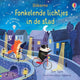Fonkelende lichtjes in de stad. 1+