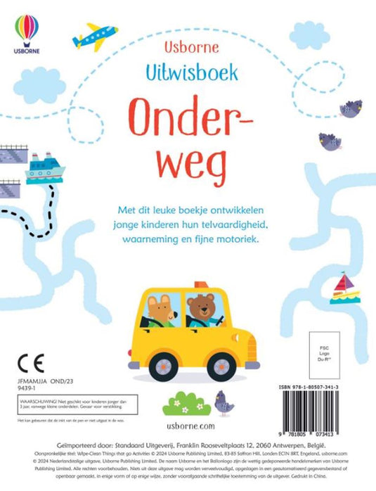 Uitwisboek met stift. onderweg 3+