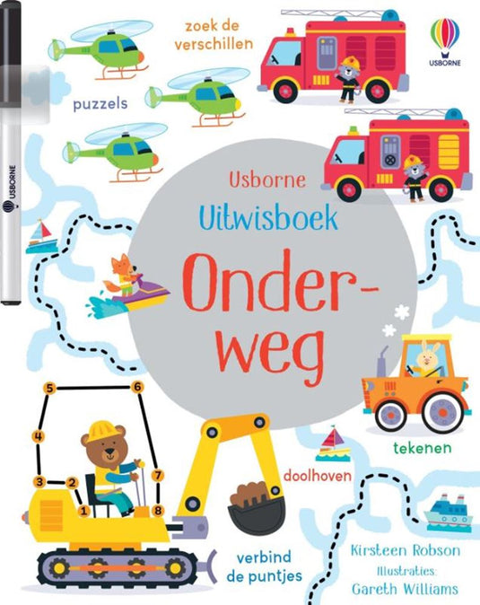 Uitwisboek met stift. onderweg 3+