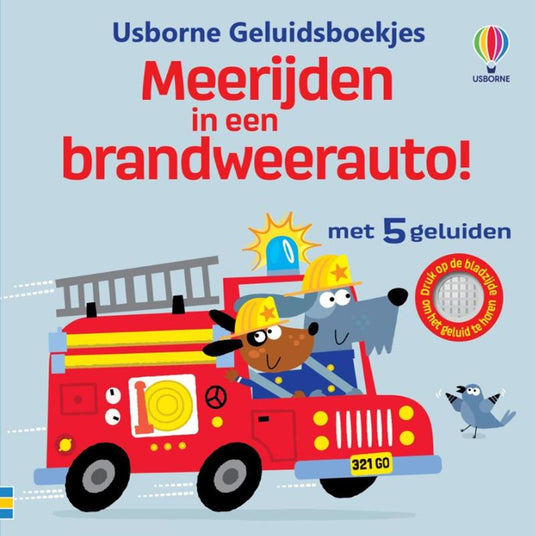 Meerijden in een brandweerauto 1+