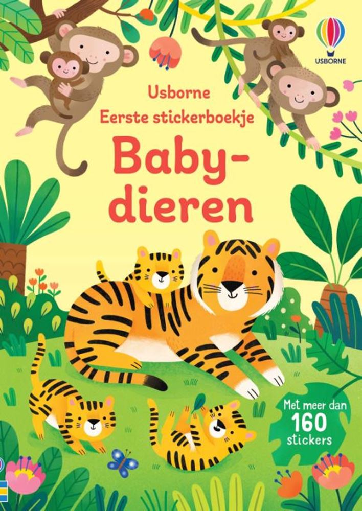Afbeelding laden in galerijviewer, Stickerboek: babydieren. 3+
