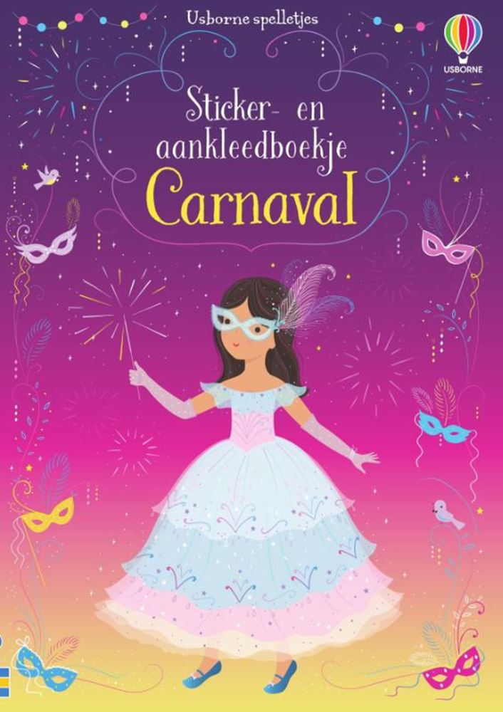 Afbeelding laden in galerijviewer, Sticker en aankleedboekje carnaval.
