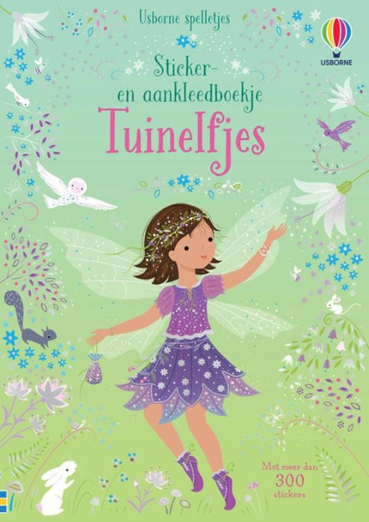 Stickerboek: tuinelfjes. 4+