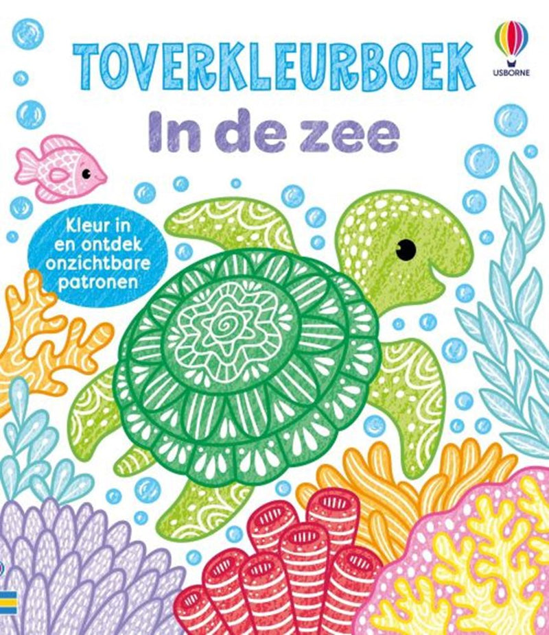 Afbeelding laden in galerijviewer, Toverkleurboek: in de zee. 3+
