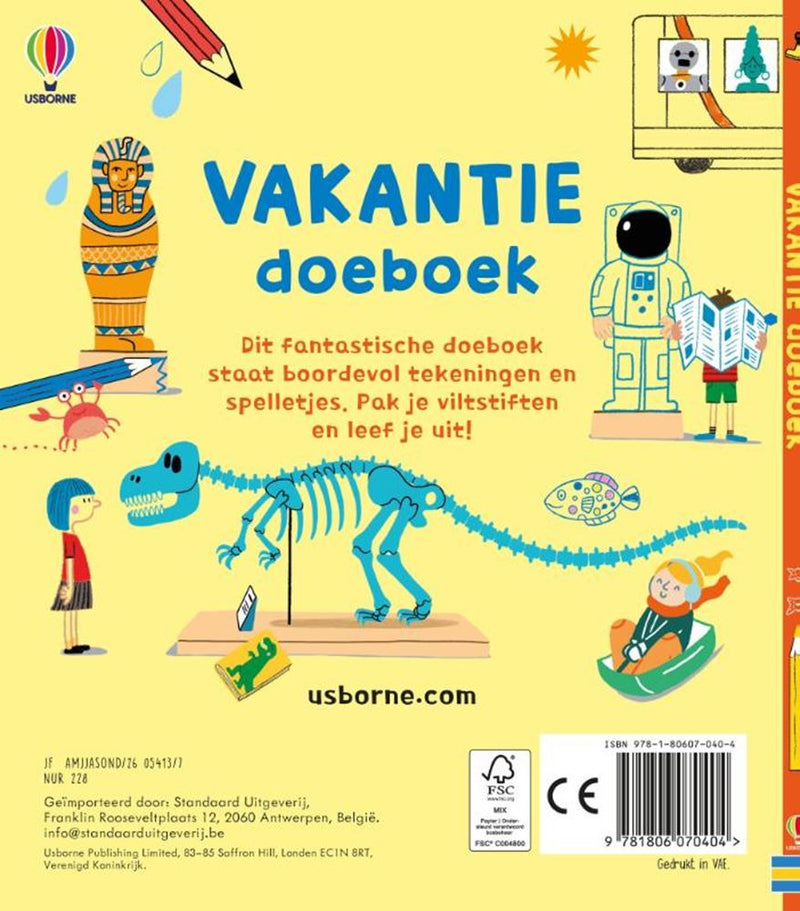 Afbeelding laden in galerijviewer, Vakantie doeboek. 4+
