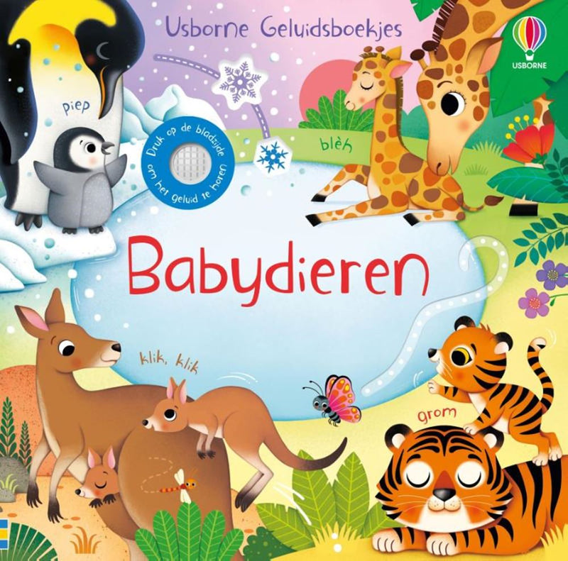 Afbeelding laden in galerijviewer, Geluidenboek: babydieren. 1+
