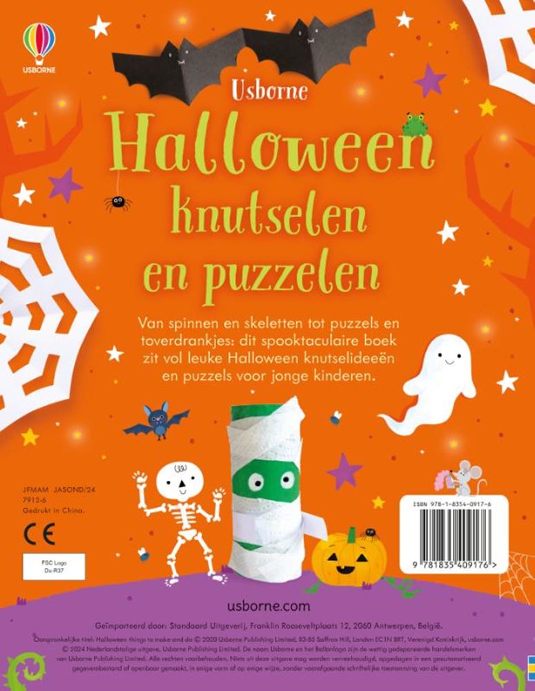 Afbeelding laden in galerijviewer, Halloween. knutselen. 4+
