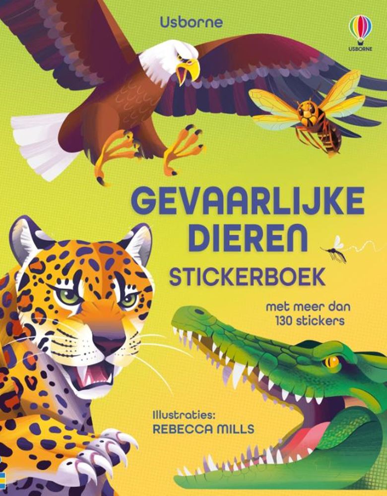 Afbeelding laden in galerijviewer, Stickerboek: gevaarlijke dieren. 5+
