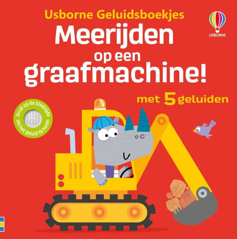 Afbeelding laden in galerijviewer, Geluidenbmeerijden op een graafmachine!
