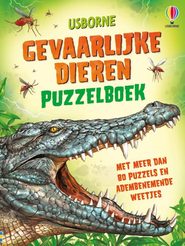 Afbeelding laden in galerijviewer, Puzzelboek: gevaarlijke dieren. 7+
