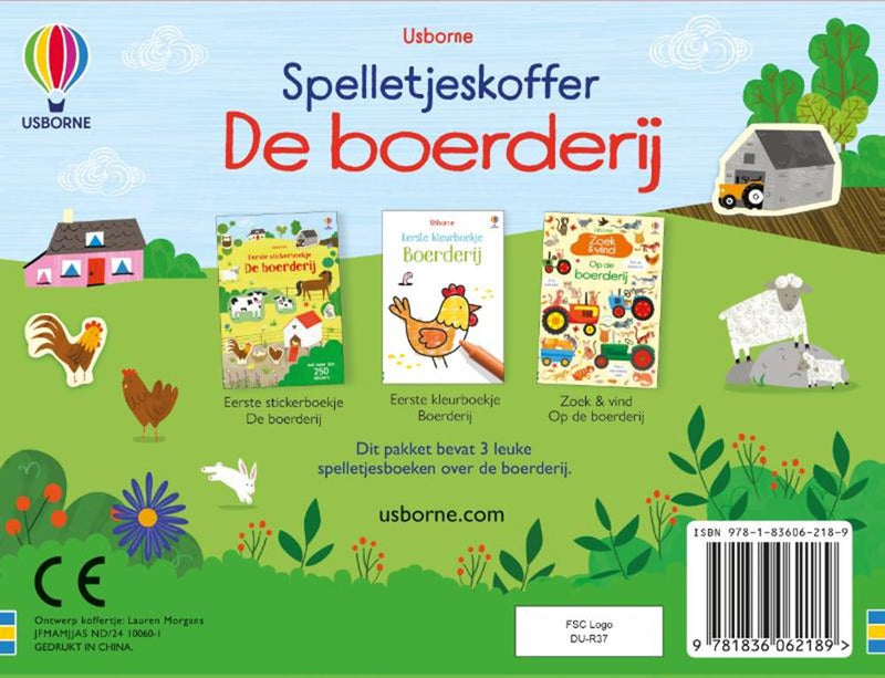 Afbeelding laden in galerijviewer, Spelletjeskoffer: de boerderij. 3+
