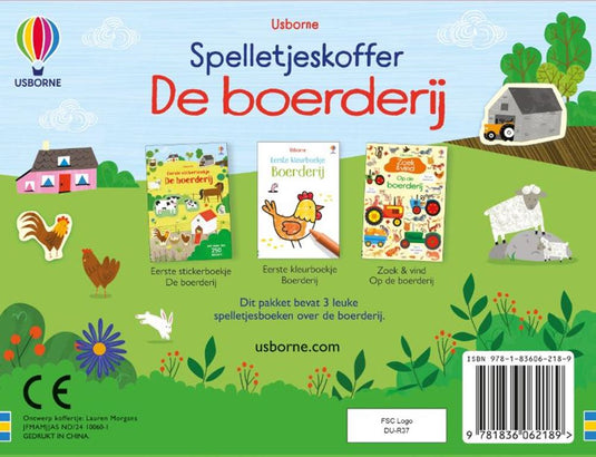 Spelletjeskoffer: de boerderij. 3+