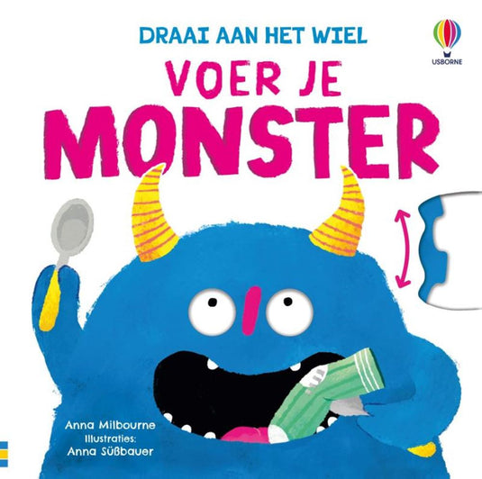 Kartonboek: voer je monster 1+