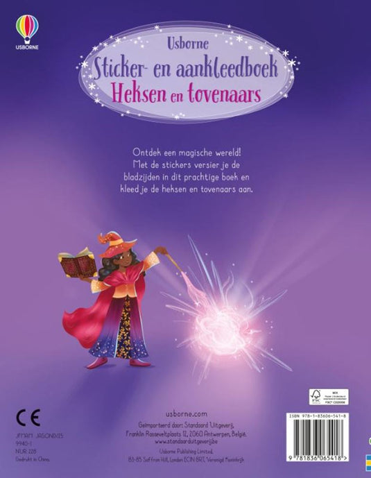 Stickerboek: heksen en tovenaars 3+