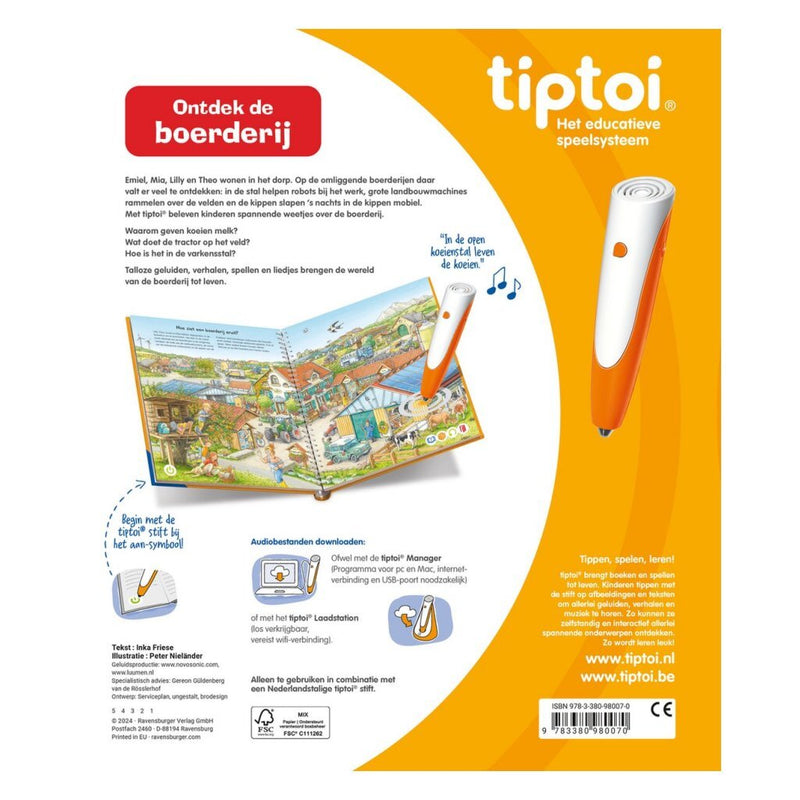 Afbeelding laden in galerijviewer, Ravensburger tiptoi® boek ontdek de boerderij

