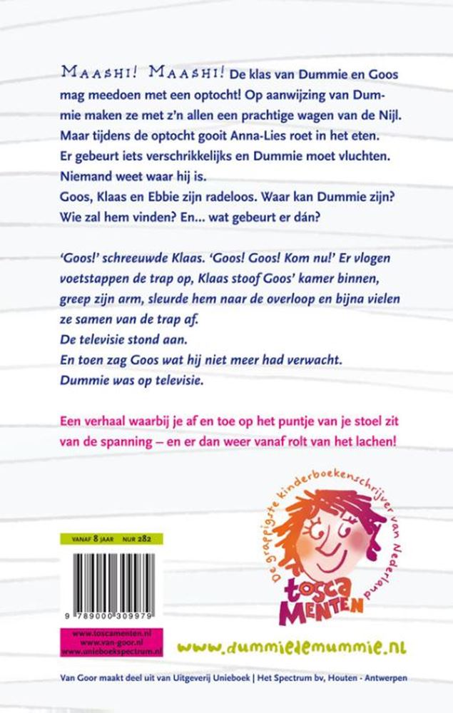 Afbeelding laden in galerijviewer, Dummie de mummie en het masker van sebek
