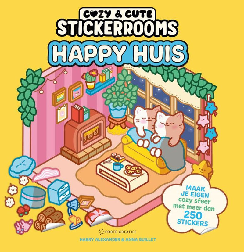 Afbeelding laden in galerijviewer, Cozy stickerboek happy huis -
