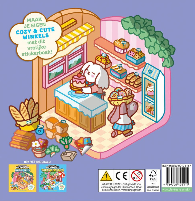 Afbeelding laden in galerijviewer, Cozy stickerboek comfy winkels -

