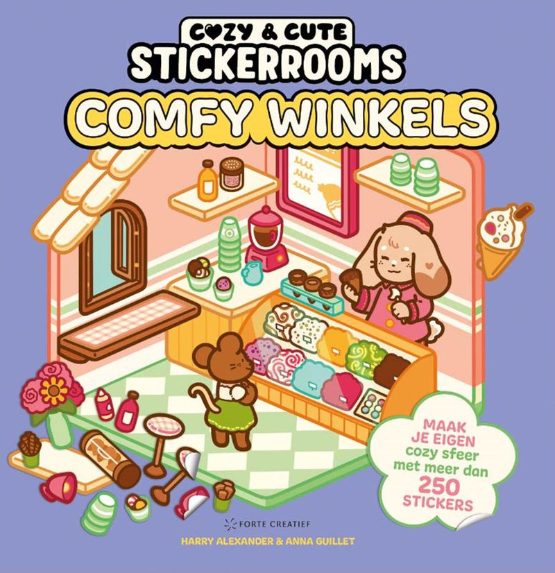 Afbeelding laden in galerijviewer, Cozy stickerboek comfy winkels -

